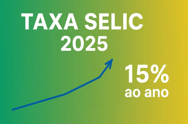 Imagem ilustrativa indicando a subida da taxa selic