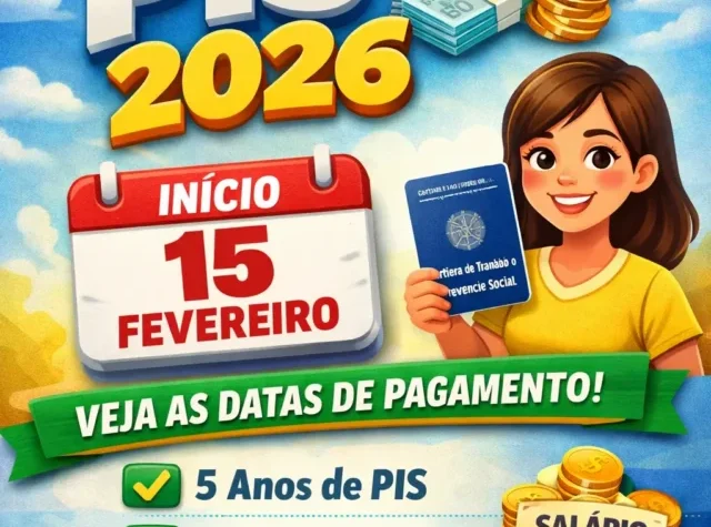 Calendário PIS 2026: Datas Oficiais de Pagamento do Abono Salarial