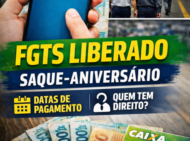 FGTS será liberado para milhões de trabalhadores após nova Medida Provisória