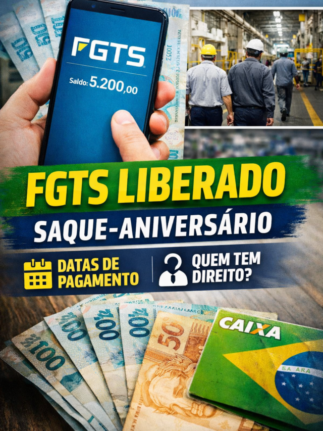 FGTS será liberado para milhões de trabalhadores após nova Medida Provisória