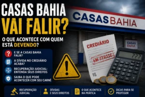 Casas Bahia em recuperação judicial e o que acontece com quem está devendo no crediário